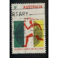 Австралия - 1968 [Mi. 406] Гашеная (AU10)