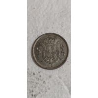 Испания 5 песет 1975