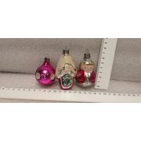 Ёлочные игрушки. Шарик, домик, матрёшка. 8-5