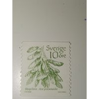 Марка Швеция 1983 год остролистному клёну