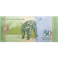 Werty71 Венесуэла 50 боливаров 2011 UNC банкнота