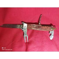 Нож перочинный,с экстрактором, СССР,Отличный!!!, всё работает и функционирует