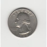 Квотер (25 центов) США 1985 D Лот 8256