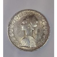 500 лир 1958 кораблик Италия. серебро 835 пробы