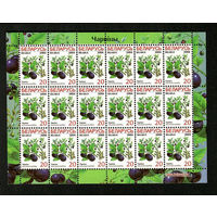 Беларусь. 2004. Стандарт. Черника 20р. Лист 6х3