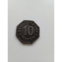Германия (нотгельды) 10 пфеннигов 1917