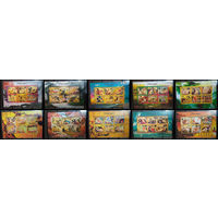 Серия блоков ДЕВУШКИ ИСКУССТВО КАРТИНЫ  MNH