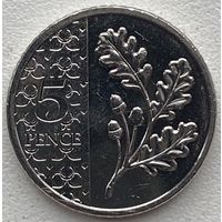 Великобритания 5 пенсов 2023 г.