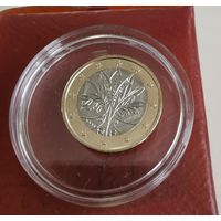 1 евро 2026 Франция из официального годового набора BU