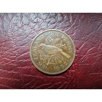 1 пенни Новая Зеландия 1952 г.