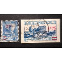 Французский Тунис\455с\ТУНИС  1937\1939 Стандарт, надпечатка