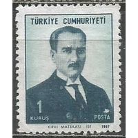 Турция. Кемаль Ататюрк. Первый Президент. 1968г. Mi#2082.