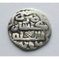 Дирхем (Данг). Золотая Орда XIII-XV вв. Джанибек 741-758 гг. х. Чекан г. Гюлистан, 756. Серебро. (3)