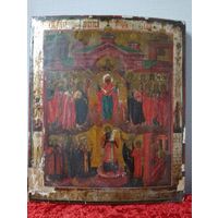 Покров,Икона,Ветка,старая, без вмешательств