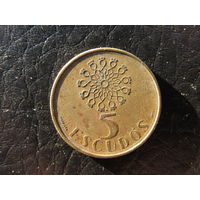 Португалия. 5 эскудо. 1989. С 20 копеек. Распродажа коллекции. Смотрите другие лоты.