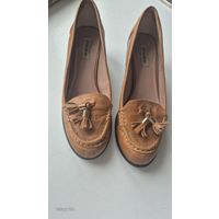 Винтажные туфли кожанные  р39