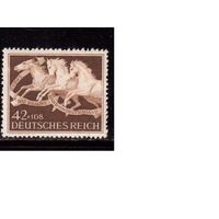 Германия-1942,(Мих.815)  * , Лошади, Спорт(одиночка)