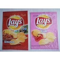 Упаковка от "Lays". 2010г. Цена за 1шт.