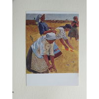 Зарецкий лён живопись 10х15 см