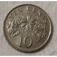 Сингапур 10 центов, 1989 (3-1-8)