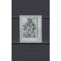 Польша. 1956. 1 марка. Michel N 993 (4,0 е).