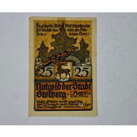 1921 год 25  пфеннигов  Германия нотгельд