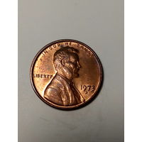 1 цент  США 1973 D  год