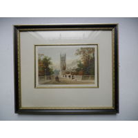 Картина в рамке, Oxford, хромолитография, 1890-е.