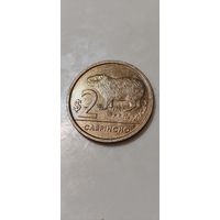 Уругвай 2 песо 2019