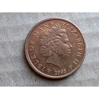 Остров Мэн 2 пенса, 2005г. (-К-О-1)