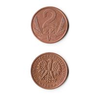 2 злотых Польша 1980 года