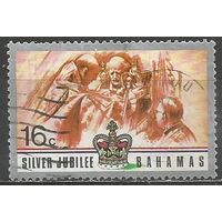 Багамы. Королева Елизавета II. 25 лет на троне. 1977г. Mi#411.