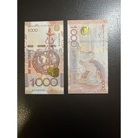 Казахстан, 1000 тенге 2024 г., P-W52 (AA, сакский стиль, среднеазиатская)