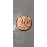 Южная Корея 10 вона 2015