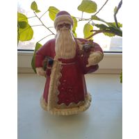 Дед Мороз, пресс опилки. Высота 25 см. СССР