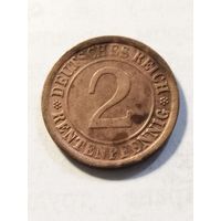 Германия 2 пфенинга 1924 А
