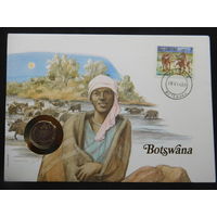Ботсвана 10 тхебе 1984 г конверт первого дня КПД