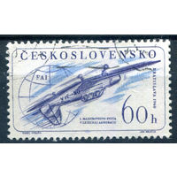 Чехословакия - 1960г. - самолёт, авиация - 1 марка - полная серия, гашёная [Mi 1221]. #3-WB-76-A-1
