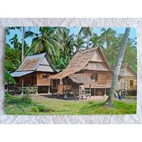 Этнография. Малайзия, Малакка. Типичный малайский дом кампонг