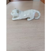 Фарфоровая статуэтка Белый Тигр СССР