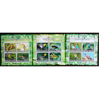 СЕРИЯ Блоков птицы  фауна MNH