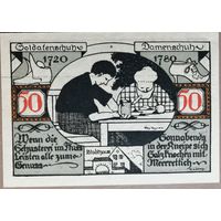 Германия 50 пфеннигов 1921 г Вейсенфельс (Weissenfels) "В2", вар. 3,