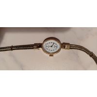 Винтажнве часы Чайка, мех. 1301, позолота