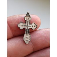 Крестик серебро 84