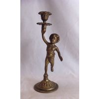 Подсвечник Путти Бронза 02