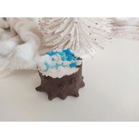 Свеча ''Снежный пенёк''