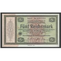 Германия 5 марок 1933 года. Тип P-199. Перфорация. Состояние UNC-