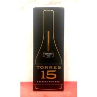Коробка для Бутылки * Бренди * TORRES * RESERVA PRIVADA * ТОРРЕС * 15 лет * 0.7 литра * высота 28 см * ширина 10 см * 2