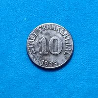 10 пфеннигов (1919г.) г.Франкенталь. UNC.Расспродажа!