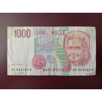 Италия 1000 лир 1995